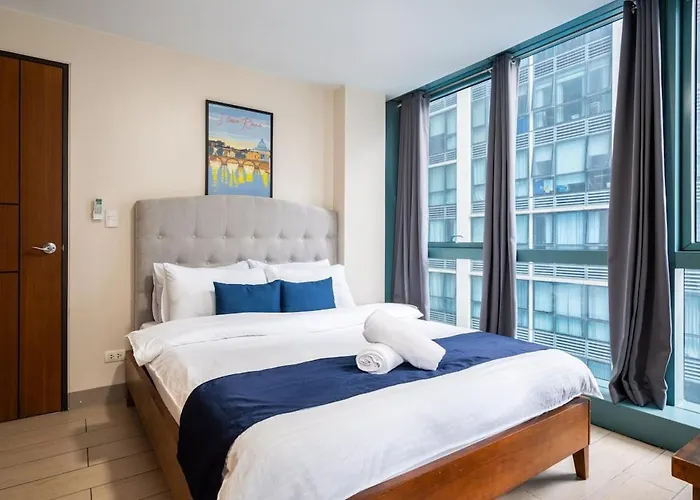 Apartment One Uptown Bgc 2br Cor Unit With Balcony ,washer *
